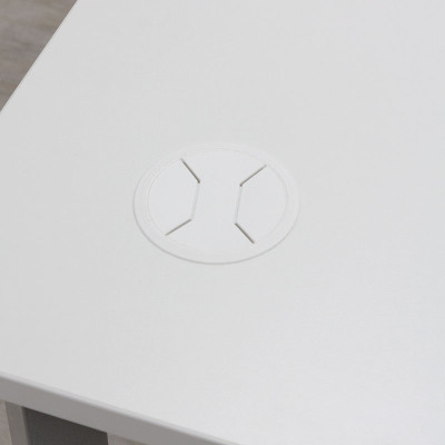 Bureau Kinnarps L180 Blanc / Gris