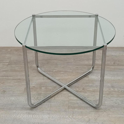 Knoll MR Table basse Ø68 en verre