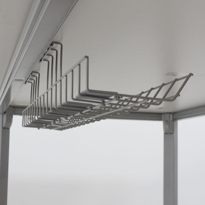 Bureau Kinnarps L180 Blanc / Gris