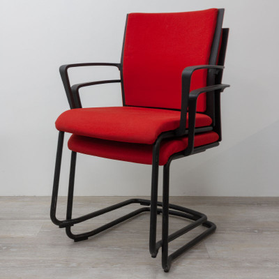 Steelcase luge Acc. Noir / Rouge