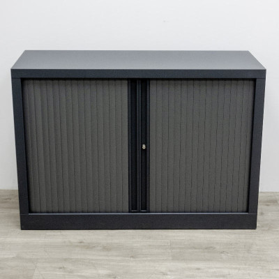 Armoire basse L120 Gris / Anth.