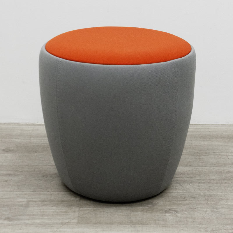 SANCAL Pouf Chat Gris / Rouge