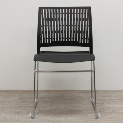 Chaise Grenade Plastique Noir