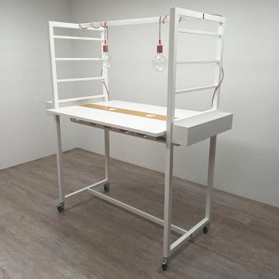 Moore Table Climb L140 Blanc