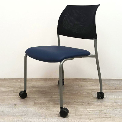 Chaise à roulettes Drabert Bleu