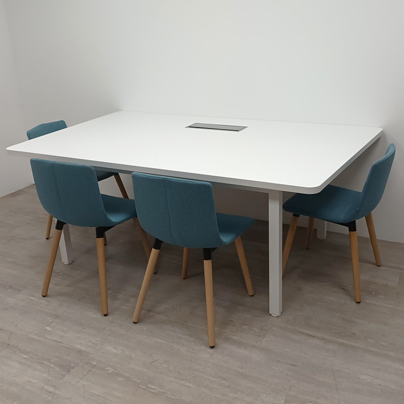 Table trapèze L180 Blanc