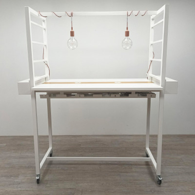 Moore Table Climb L140 Blanc