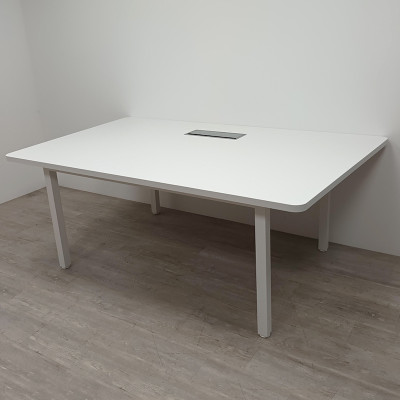 Table trapèze L180 Blanc