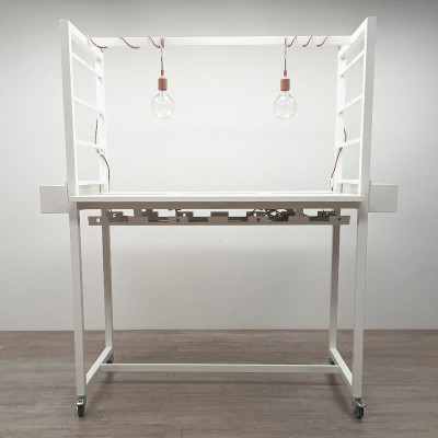 Moore Table Climb L140 Blanc