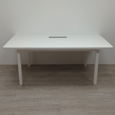 Table trapèze L180 Blanc