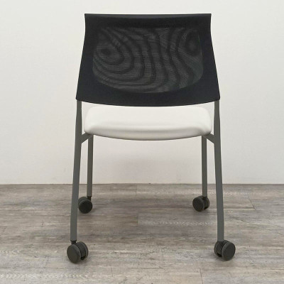 Chaise à roulettes Drabert Blanc