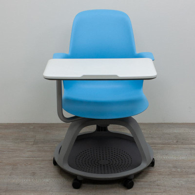 Chaise Steelcase Node Bleu / Blanc