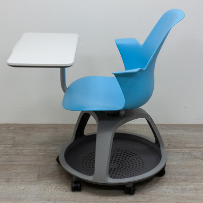 Chaise Steelcase Node Bleu / Blanc