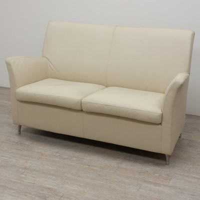 Canapé Giulio Marelli en cuir Beige