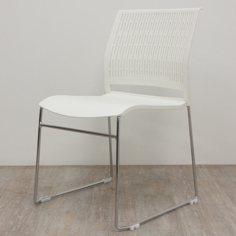 Chaise Grenade plastique Blanc