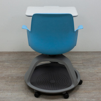 Chaise Steelcase Node Bleu / Blanc
