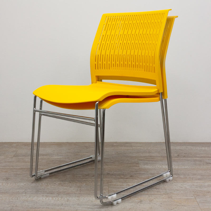 Chaise Grenade plastique Jaune