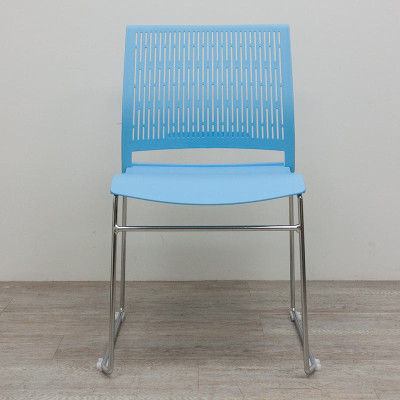 Chaise Grenade plastique Bleu