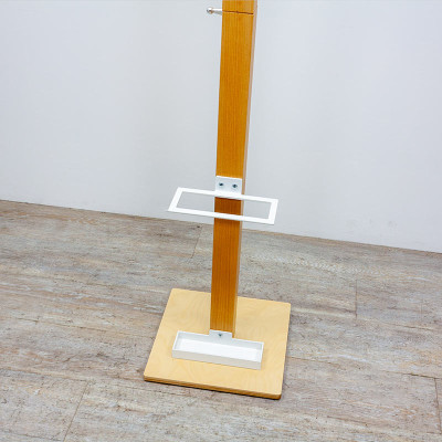 Porte manteaux en bois / Blanc