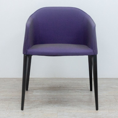 Chaise Pedrali Laja en tissu Violet