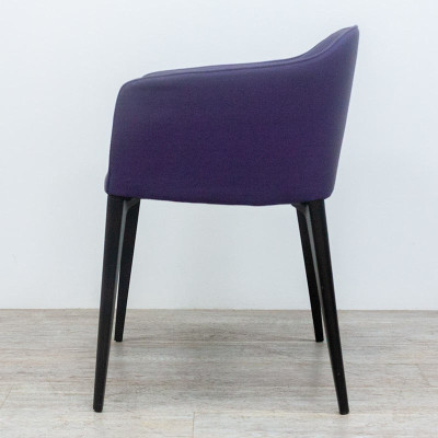 Chaise Pedrali Laja en tissu Violet