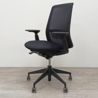 Fauteuil Haworth Soji Noir 3D