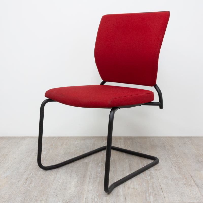 Chaise luge Sedus Rouge / Noir