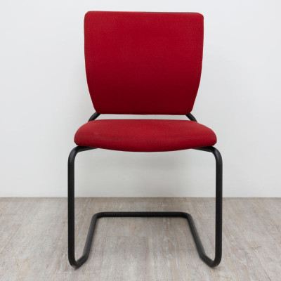 Chaise luge Sedus Rouge / Noir