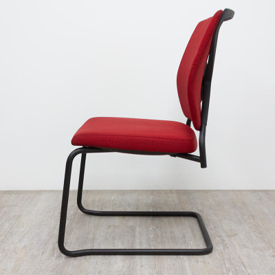 Chaise luge Sedus Rouge / Noir