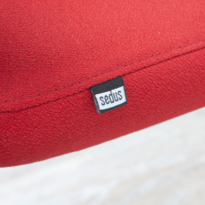 Chaise luge Sedus Rouge / Noir