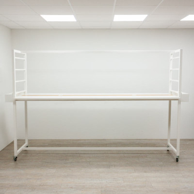 Moore Table Climb L280 Blanc/Hêtre