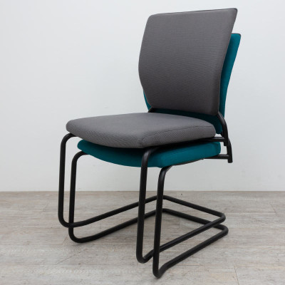 Chaise luge Sedus Gris / Noir