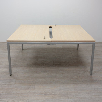 Haworth Bench 2 postes L140 Chêne