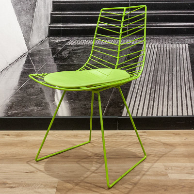 Chaise traîneau Arper Leaf Vert