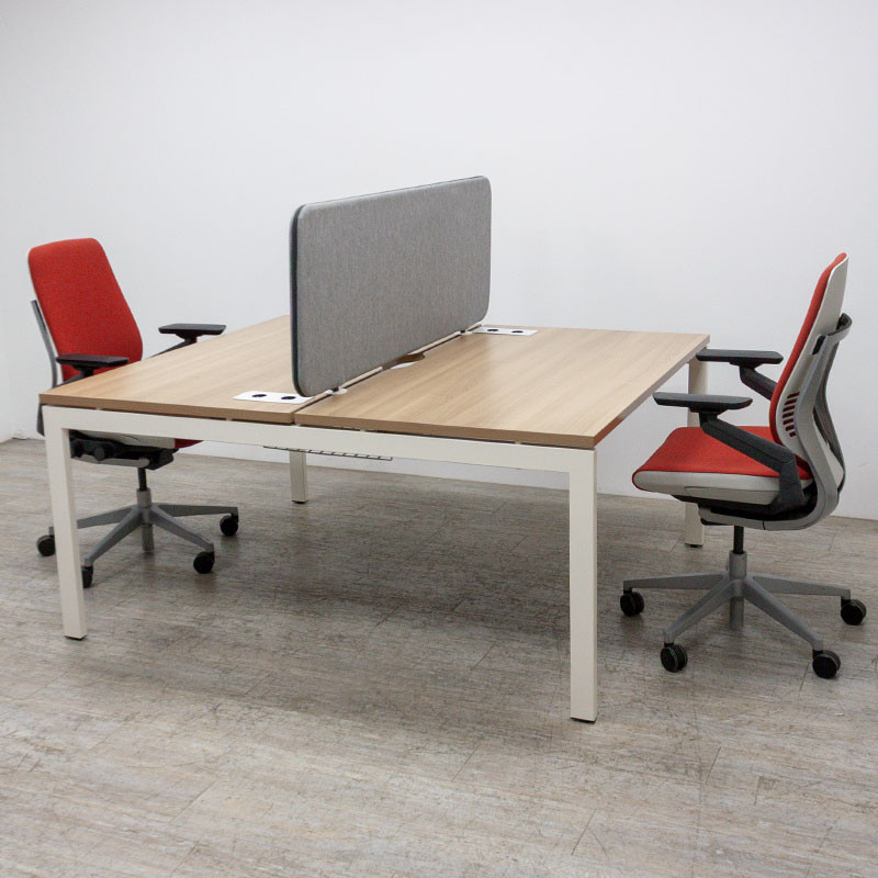 MDD OGI U Bench 2 postes L140 Cacao