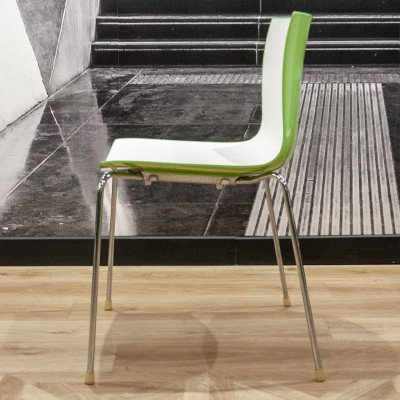 Chaise Arper Catifa 46 Blanc / Vert