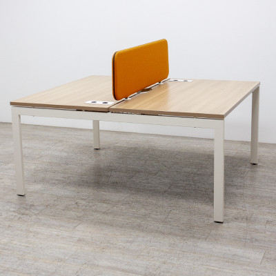 MDD OGI U Bench 2 postes L140 Cacao