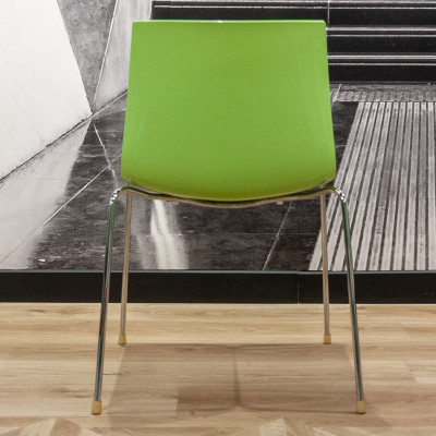 Chaise Arper Catifa 46 Blanc / Vert