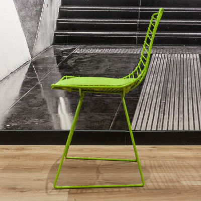 Chaise traîneau Arper Leaf Vert