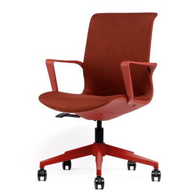 Fauteuil ACT Izao en tissu Rouge