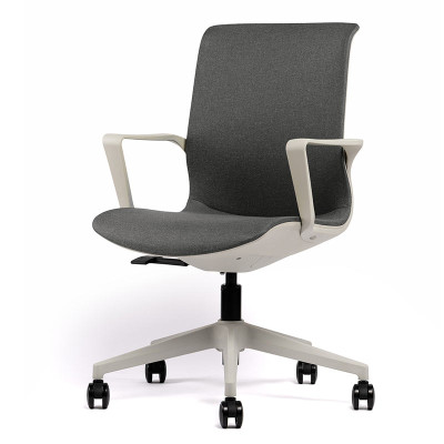 Fauteuil ACT Izao en tissu Gris