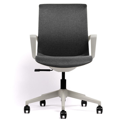 Fauteuil ACT Izao en tissu Gris