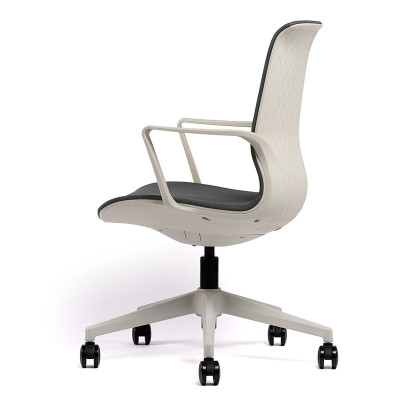 Fauteuil ACT Izao en tissu Gris