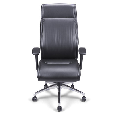 Fauteuil ACT Malo en cuir Noir 3D