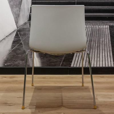 Chaise Arper Catifa 46 Blanc / Gris