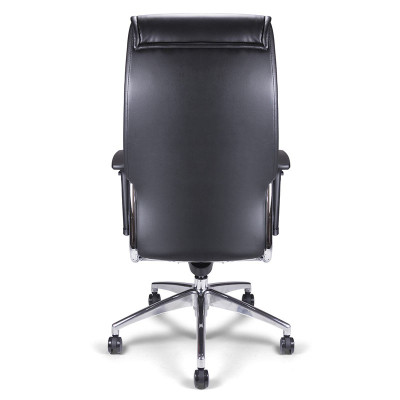 Fauteuil ACT Malo en cuir Noir 3D
