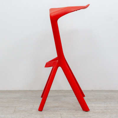 Tabouret Plank Miura Rouge