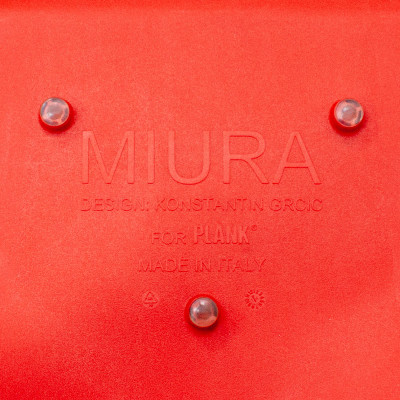 Tabouret Plank Miura Rouge