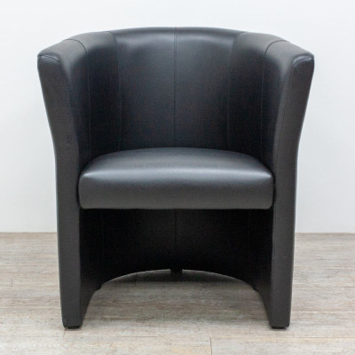 Chauffeuse simili cuir Noir 2nd Ch.