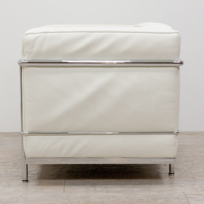 Fauteuil Cassina LC2 en cuir Blanc